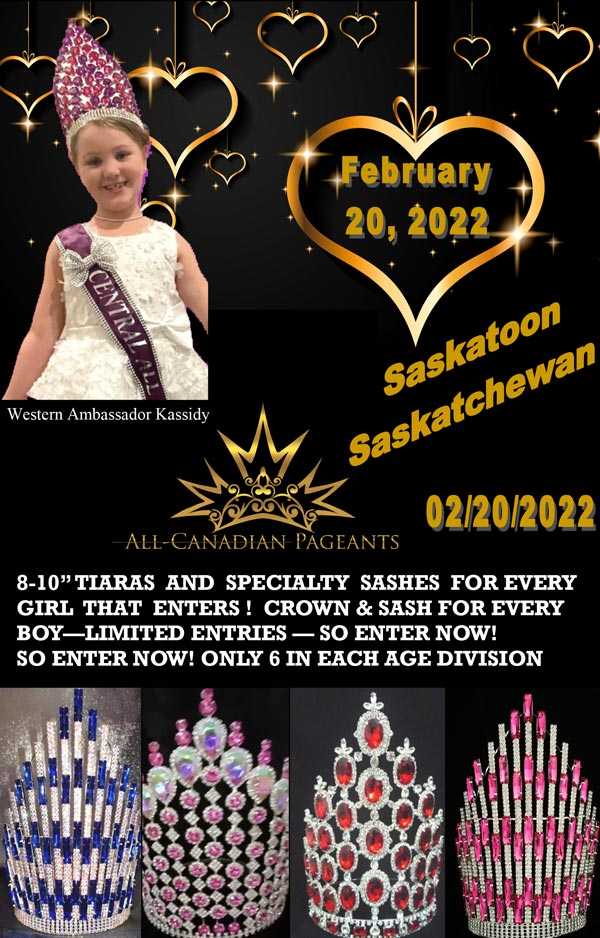 2022 ALL CANADIAN PAGEANT - SASKATCHEWAN - MISS ALL CANADIAN PAGEANTS