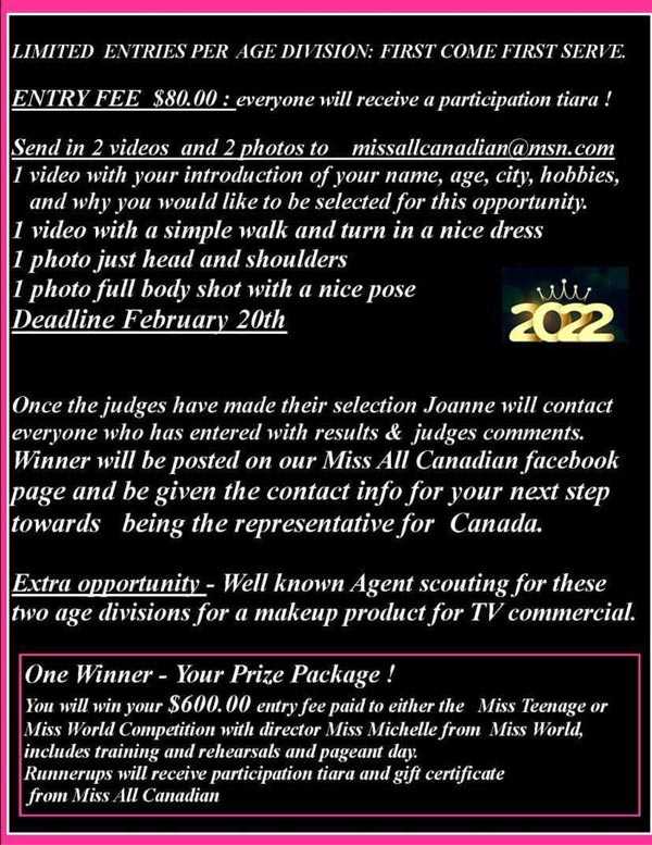 MISS TEEN CANADA