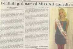 Miss All Canadian Articles