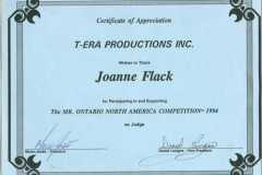 Miss All Canadian Certificates