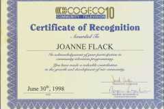 Miss All Canadian Certificates