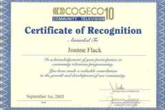 Miss All Canadian Certificates
