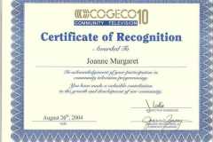 Miss All Canadian Certificates