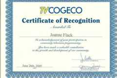 Miss All Canadian Certificates