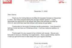 Miss All Canadian Letters